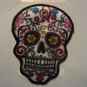 NWT Sugar Skull patch 2” x 1. 1/2”